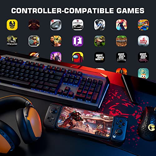 GameSir X2 Pro Mobile Gaming Controller for Android Support Xbox Cloud Gaming, Stadia, Luna, Android Controller with Mappable Back Buttons, Detachable ABXY Buttons [1 Month Xbox Game Pass Ultimate]