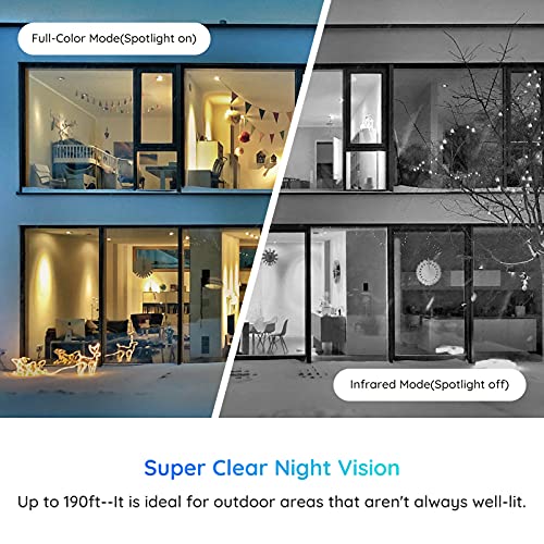 Reolink PTZ Cameras for Home Security, 5MP Outdoor Security Camera System, Auto Tracking, 5X Optical Zoom, AI Motion Detection, 2.4/5Ghz WiFi, Color Night Vision, Spotlights, RLC-523WA