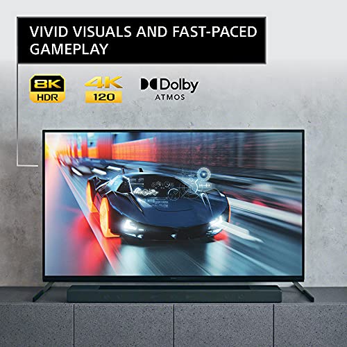 Sony HT-A7000 7.1.2ch X and 360 Reality Audio, Compatible with Alexa and Google Assistant + Sony Z9J 85 Inch TV: BRAVIA XR Full Array LED 8K and Alexa Compatibility XR85Z9J- 2021 Model