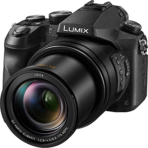 Panasonic Lumix DMC-FZ2500 Digital Camera - Included Battery Pack - Charger - 128GB Card - Wallet - Reader - Padded Case XL - Additional Battery - Tripod - Monopod + More