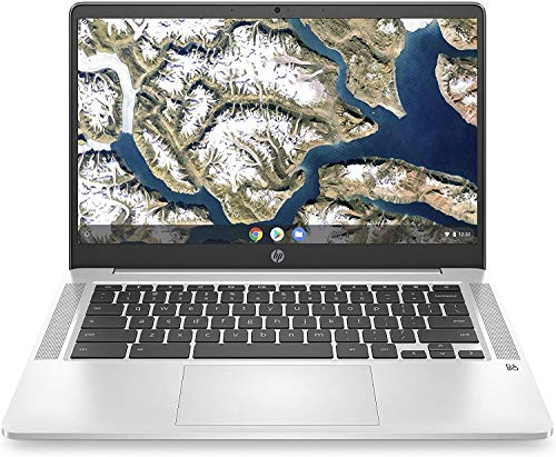 2021 HP Chromebook 14" HD Student Laptop, Intel Celeron N4000(up to 2.6GHz), 4GB RAM, 32GB eMMC Backlit-KB, Webcam, Fast Charge, WiFi, USB-A&C, BT, Chrome OS, w/ Masdrow Accessories