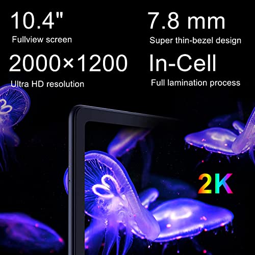 Android 11 Tablet 10.4 inch, ALLDOCUBE iPlay40H Tablet PC, 8GB RAM+128GB ROM, Unisoc T618 Octa-Core Processor, 5MP Front + 8MP Rear Camera, 2000x1200 HD Full Screen, 2.4G+5G WiFi, 6200mAh