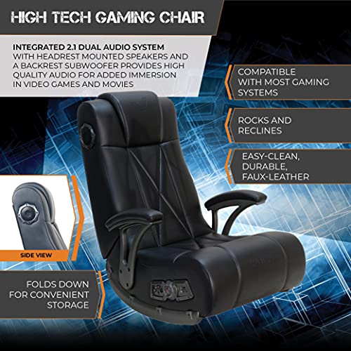 X Rocker Pro Series SE+ 2.1 Audio Gaming Chair, Black