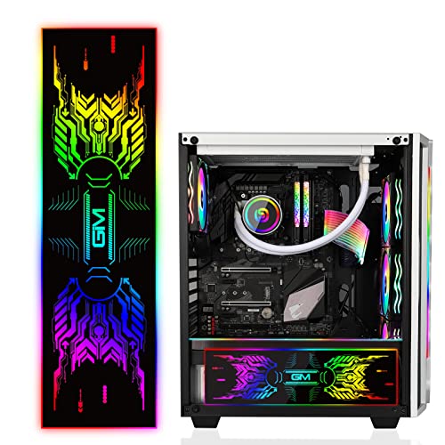 GIM RGB Board for Computer PC Case LED Light Backlit Panel for Computer PC Case Decor 11.8" *3.4"