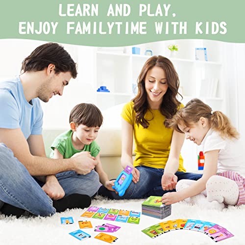 2nd Generation Talking Flash Cards Learning Toys for Toddlers, Montessori Educational Learning Toys for Autistic Children 224 Sight Words Speech Therapy Toys for 2-6 Year Old Boys Girls