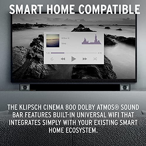 Samsung QN70Q60BAFXZA 70" QLED Quantum HDR 4K Smart TV with a Klipsch CINEMA-800 3.1 Dolby Atmos Soundbar with 10" Wireless Subwoofer (2022)