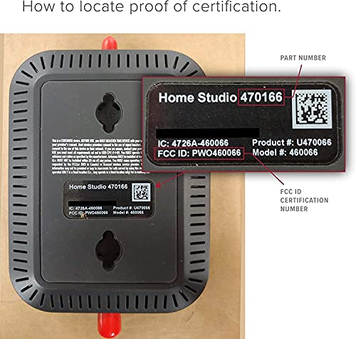 weBoost Home Studio Omni - Cell Phone Signal Booster | Boosts 4G LTE & 5G for all U.S. & Canadian Networks - Verizon, AT&T, T-Mobile & more | Made in the U.S. | FCC Approved (model 471166)