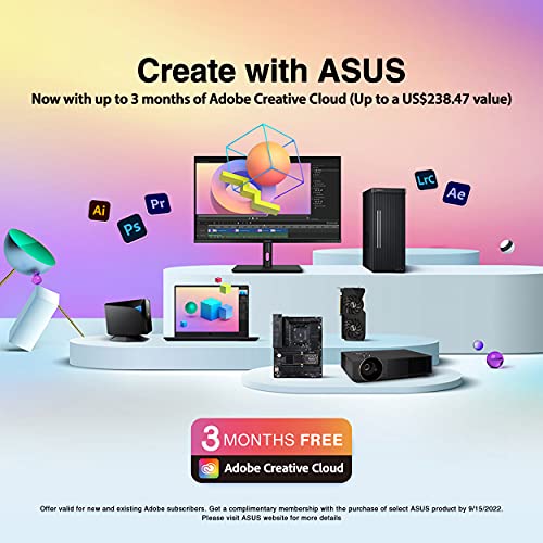 ASUS ProArt PA329C 32” 4K (3840 x 2160) HDR10 DisplayHDR600 Monitor 100% Adobe RGB IPS Eye Care DisplayPort USB Type-C HDMI, Black