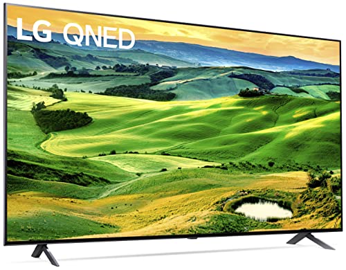 LG 75-Inch Class QNED80 Series Alexa Built-in 4K Smart TV, 120Hz Refresh Rate, AI-Powered 4K, HDR Pro, WiSA Ready, Cloud Gaming (75QNED80UQA, 2022)
