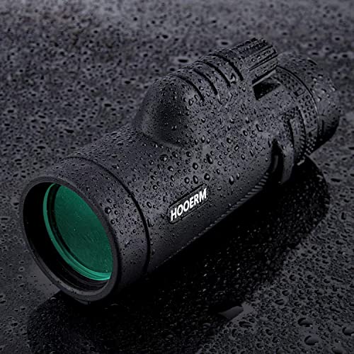 Monocular-12X50 HD Monocular Telescope with Smartphone Adapter,FMC&BAK4 Prism Monoscope with Clear Low Light Vision for Adults Kids Bird Watching Hiking Concert Travel Secenery-Camping Gadgets