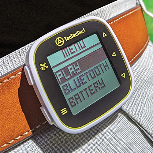 TecTecTec ULT-G Ultra-Light Golf GPS Handheld with Rechargeable Battery LCD Display, Preloaded with 38K Worldwide Courses, Lightweight, Simple, Easy-to-use Golf Watches for Men and Women