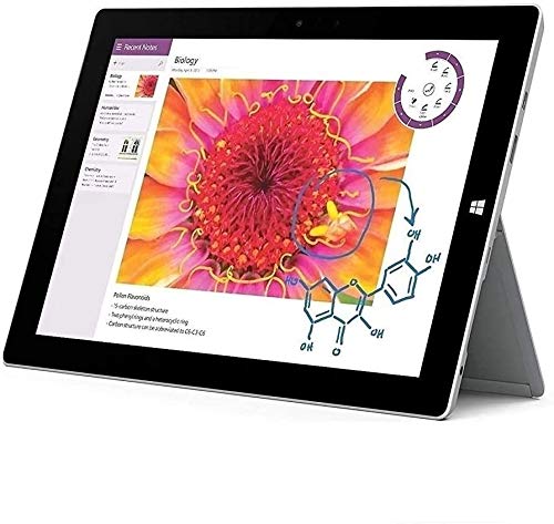 Microsoft Surface 3 10.8" FHD Full HD(1920x1280) Touchscreen 2-in-1 Education and Business Laptop Tablet (Intel Quad-Core Atom x7-Z8700, 4GB RAM, 64GB SSD) Mini DP, WiFi AC, Webcam, Windows 10 Pro