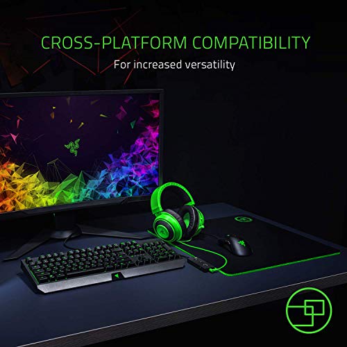 Razer Kraken Tournament Edition THX 7.1 Surround Sound Gaming Headset: Retractable Noise Cancelling Mic - USB DAC -  For PC, PS4, PS5, Nintendo Switch, Xbox One, Xbox Series X & S, Mobile – Black