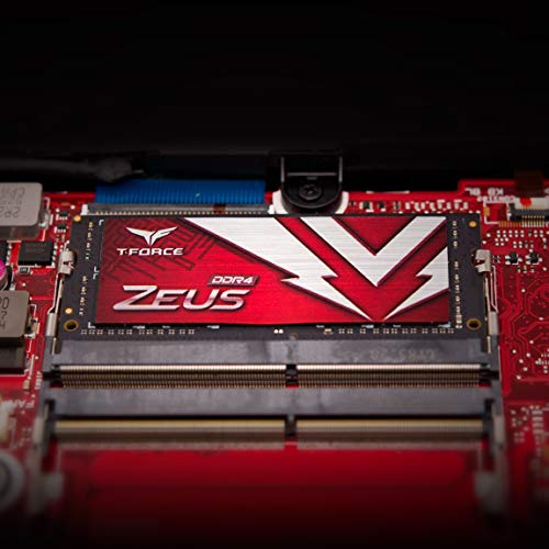 TEAMGROUP T-Force Zeus DDR4 SODIMM 32GB 2666MHz (PC4 21300) CL19 Laptop Memory Module Ram - TTZD432G2666HC19-S01