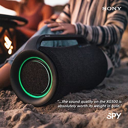 Sony SRS-XG500 X-Series Wireless Portable-BLUETOOTH Boombox Party-Speaker IP66 Water-resistant and Dustproof with 30 Hour-Battery