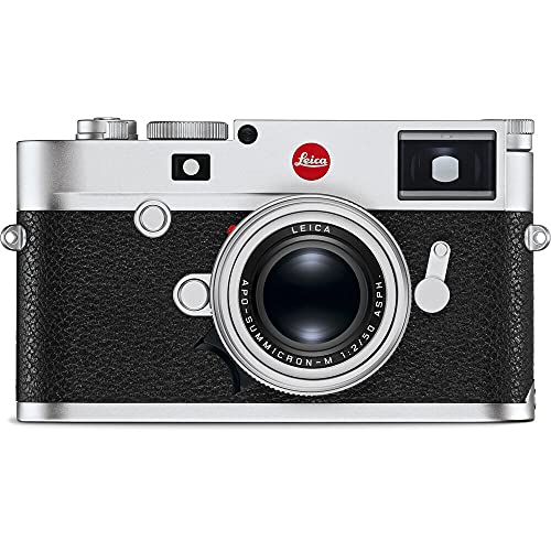 Leica M10 - R Digital Rangefinder Camera (Silver Chrome) (20003) + 64GB Extreme Pro Card + Corel Photo Software + Card Reader + Case + Cleaning Set + Flex Tripod + Cap Keeper - Starter Bundle