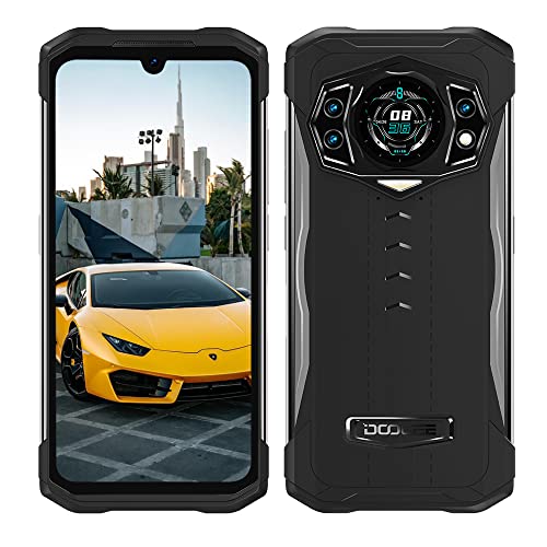 DOOGEE S98 Rugged Smartphone Unlocked Android 12 MTK G96 Octa-core 8GB+256GB IP68 Waterproof Smartphone, 64MP Camera + 20M Night Vision Camera, 6.3" FHD+ Dual Screen 6000mAh Dual 4G Rugged Phone