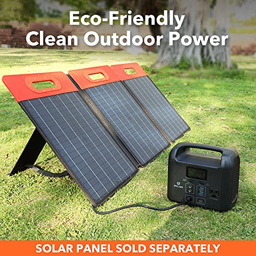 GOLABS R150 Portable Power Station, 204Wh LiFePO4 Battery with 160W AC, PD 60W, 12V DC, Type C QC3.0 Outles, Solar Generator Backup Power Supply for Outdoors Camping Fishing Emergency Home Black