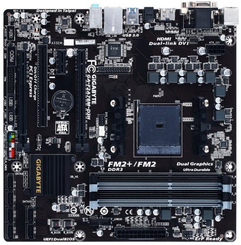 2UK4033 - Gigabyte Ultra Durable 4 Plus GA-F2A78M-D3H Desktop Motherboard - AMD A78 Chipset - Socket FM2+