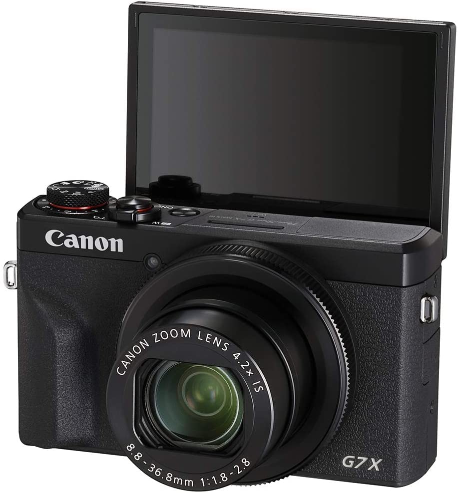 Canon Powershot G7X Mark III Point & Shoot Digital Camera + SanDisk 64GB + Accessory Bundle + Inspire Digital Cloth