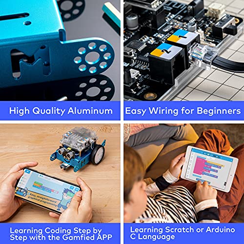 Makeblock mBot STEM Projects for Kids Ages 8-12, Learning & Education Toys for Boys and Girls to Learn Robotics, Electronics and Programming While Playing, Coding Robot Kit