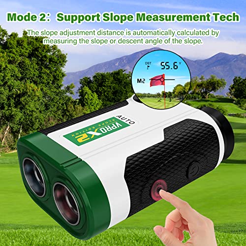 Bozily Golf Rangefinder with Slope, 6X Laser Range Finders, 1500 Yards Laser Rangefinder Kits with Carrying Case, Flag-Lock Tech with Vibration, Continuous Scan Tech, Free Battery