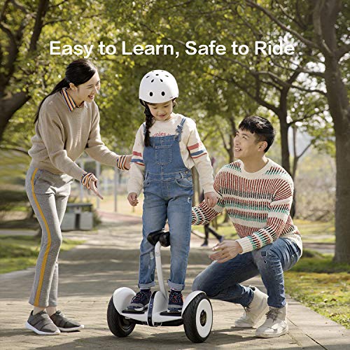 Segway Ninebot S Smart Self-Balancing Electric Scooter with LED light, Portable and Powerful, White