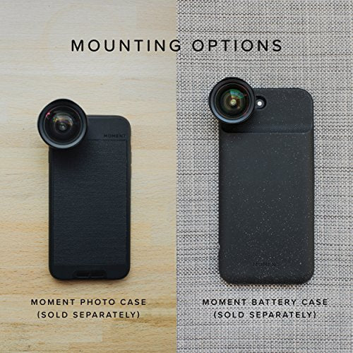 Moment Wide Lens - 18mm Attachment Lens for iPhone Pixel Galaxy OnePlus Phones