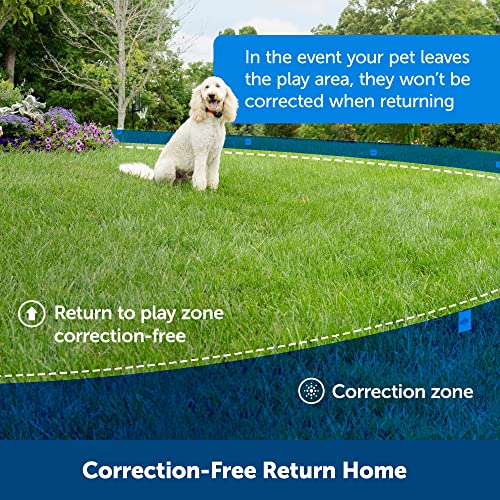 PetSafe Wireless Pet Fence Pet Containment System, Covers up to 1/2 Acre, for Dogs over 8 lb, Waterproof Receiver with Tone / Static Correction - From The Parent Company of INVISIBLE FENCE Brand