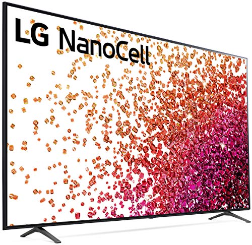 LG NanoCell 75 Series 86” Alexa Built-in 4k Smart TV (3840 x 2160), 120Hz Refresh Rate, AI-Powered 4K Ultra HD, Active HDR, HDR10, HLG, Dolby Vision IQ, Dolby Atmos (86NANO75UPA, 2021)