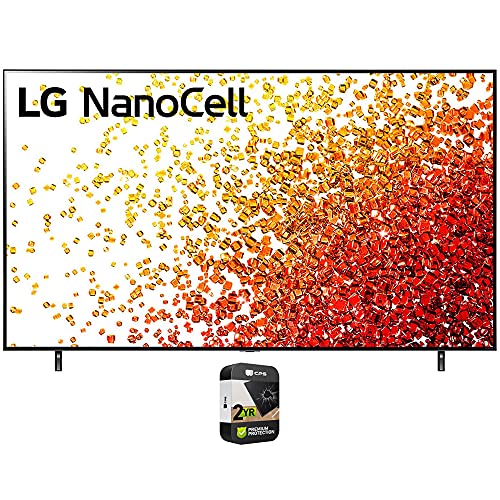 LG 65NANO90UPA 65 Inch 4K Nanocell TV Bundle with Premium 2 YR CPS Enhanced Protection Pack