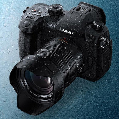 Panasonic Lumix DC-GH5 Mirrorless Micro Four Thirds Digital Camera with 12-60mm Lens Bundle with Battery + 64GB Memory Card + Corel Mac Software Kit and More8