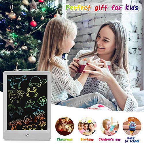 KOKODI LCD Writing Tablet 8.5-Inch Colorful Doodle Board, Electronic Drawing Tablet Drawing Pad for Kids, Educational and Learning Kids Toys Gifts for 3 4 5 6 7 Year Old Boys and Girls