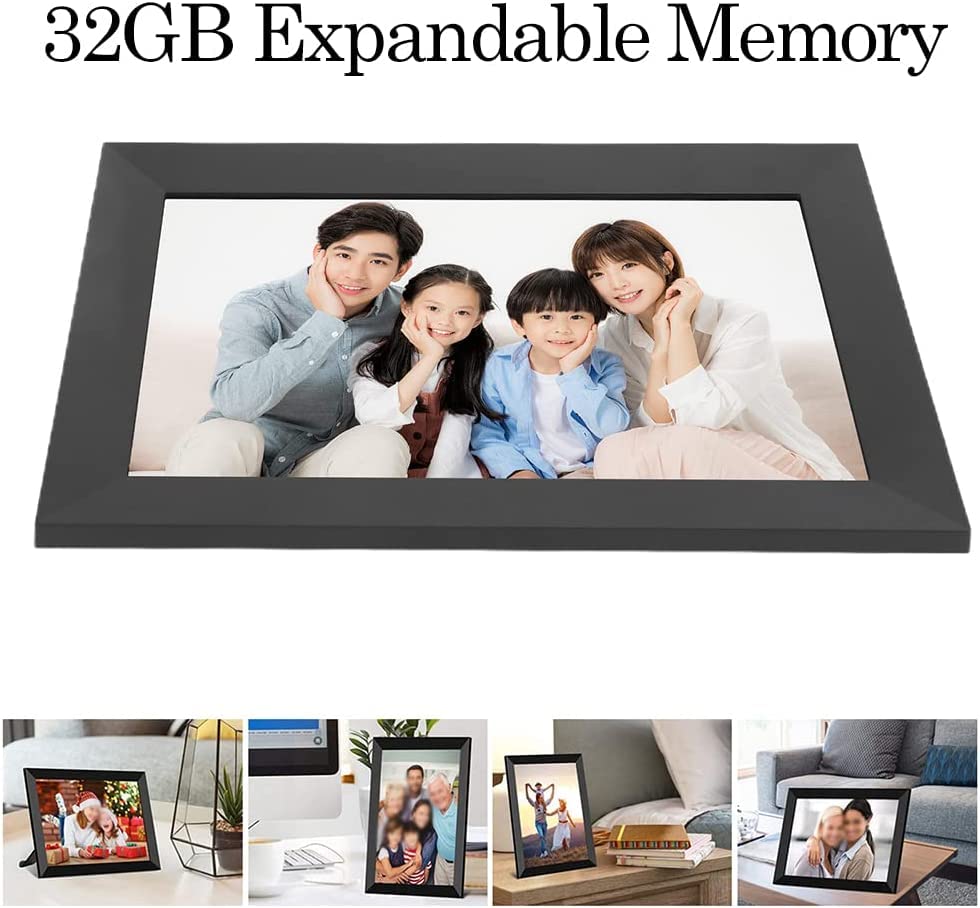 Digital Photo Frame 18.5 inch,Electronic Picture Frame,HD Touch Screen Smart Photo Frame 16:9,Auto Rotate Video Photo Frame,Easy to Share Photo/Video,Gift for Friends and Family(US Plug)